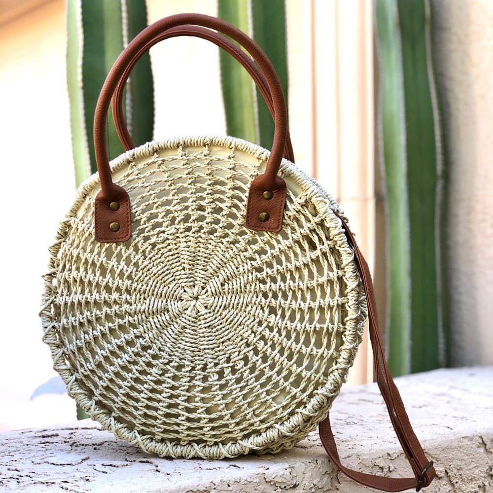 💥BEST SELLER 💥 Round Straw Bag - Picture 3 of 9